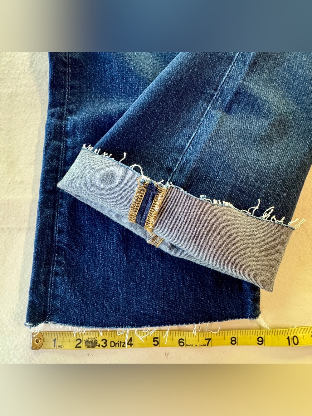 Johnny Was Marseille Baby Boot Jeans Cropped Raw Hem (31) - Picture 10 of 17
